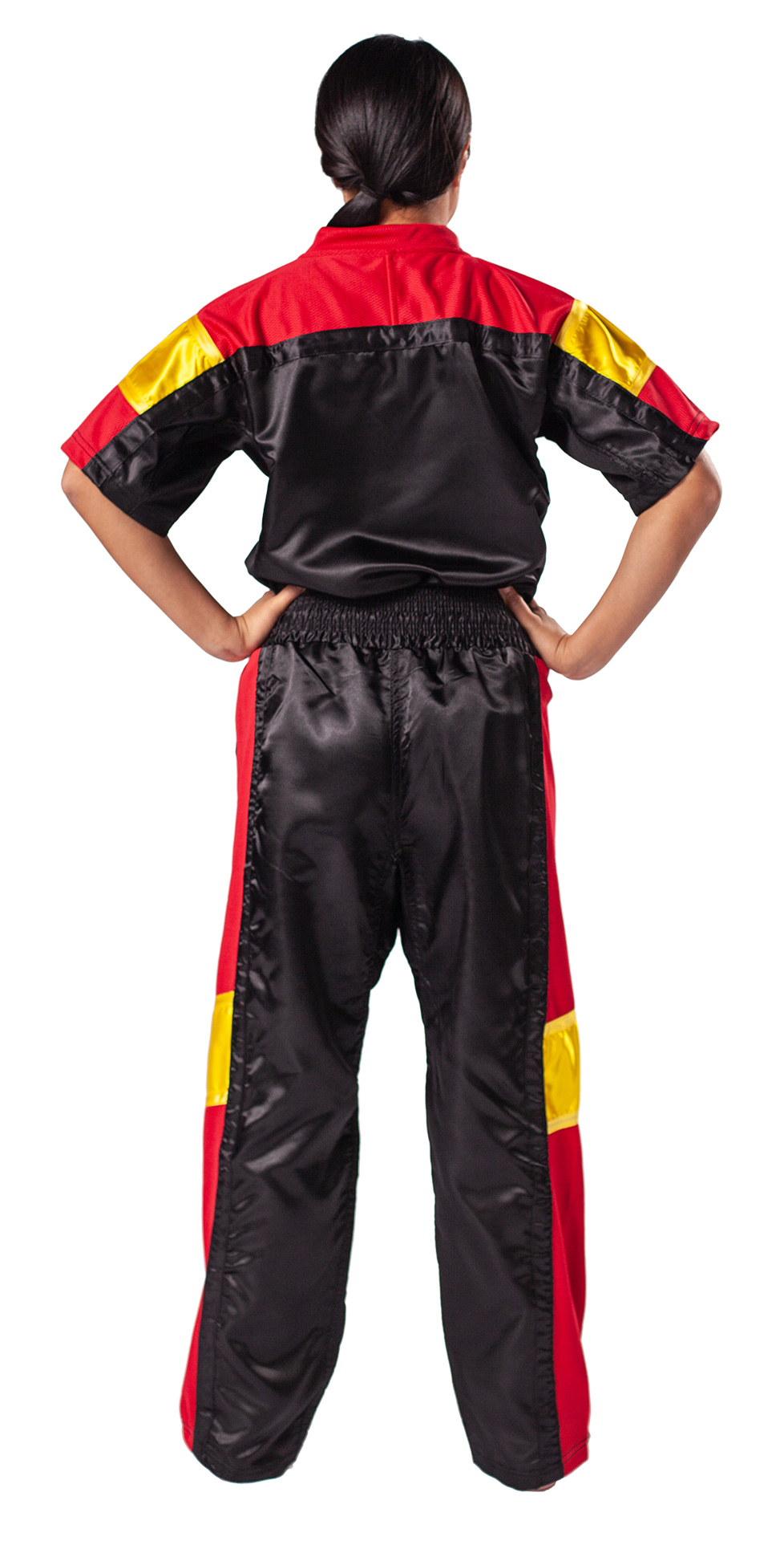 Kickboxing Uniform Nation black/red/gold