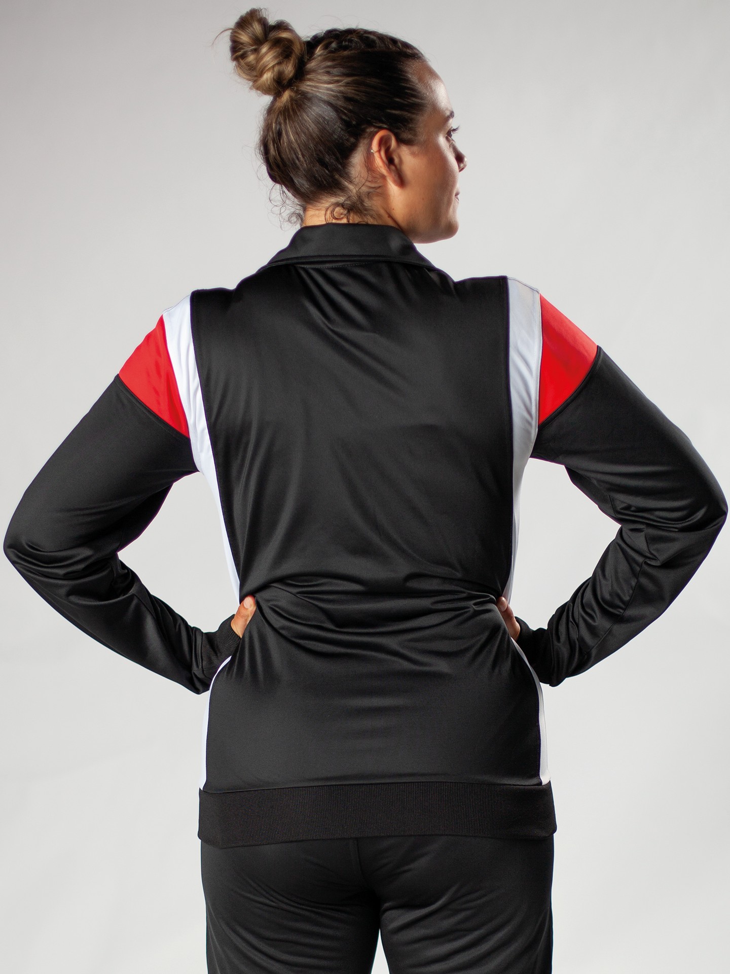 Tracksuit Workot black/white/red