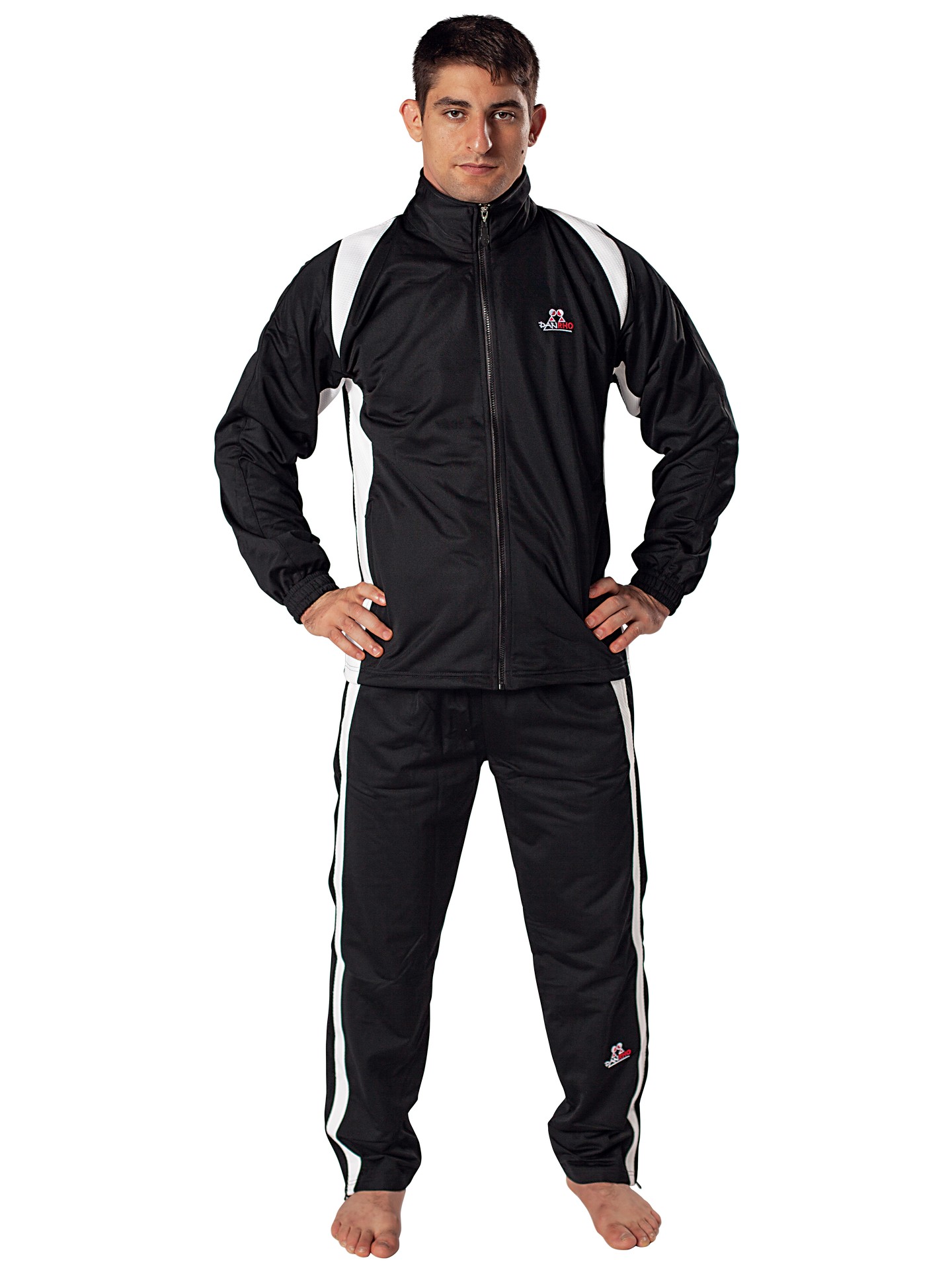 DANRHO Tracksuit classic black/white