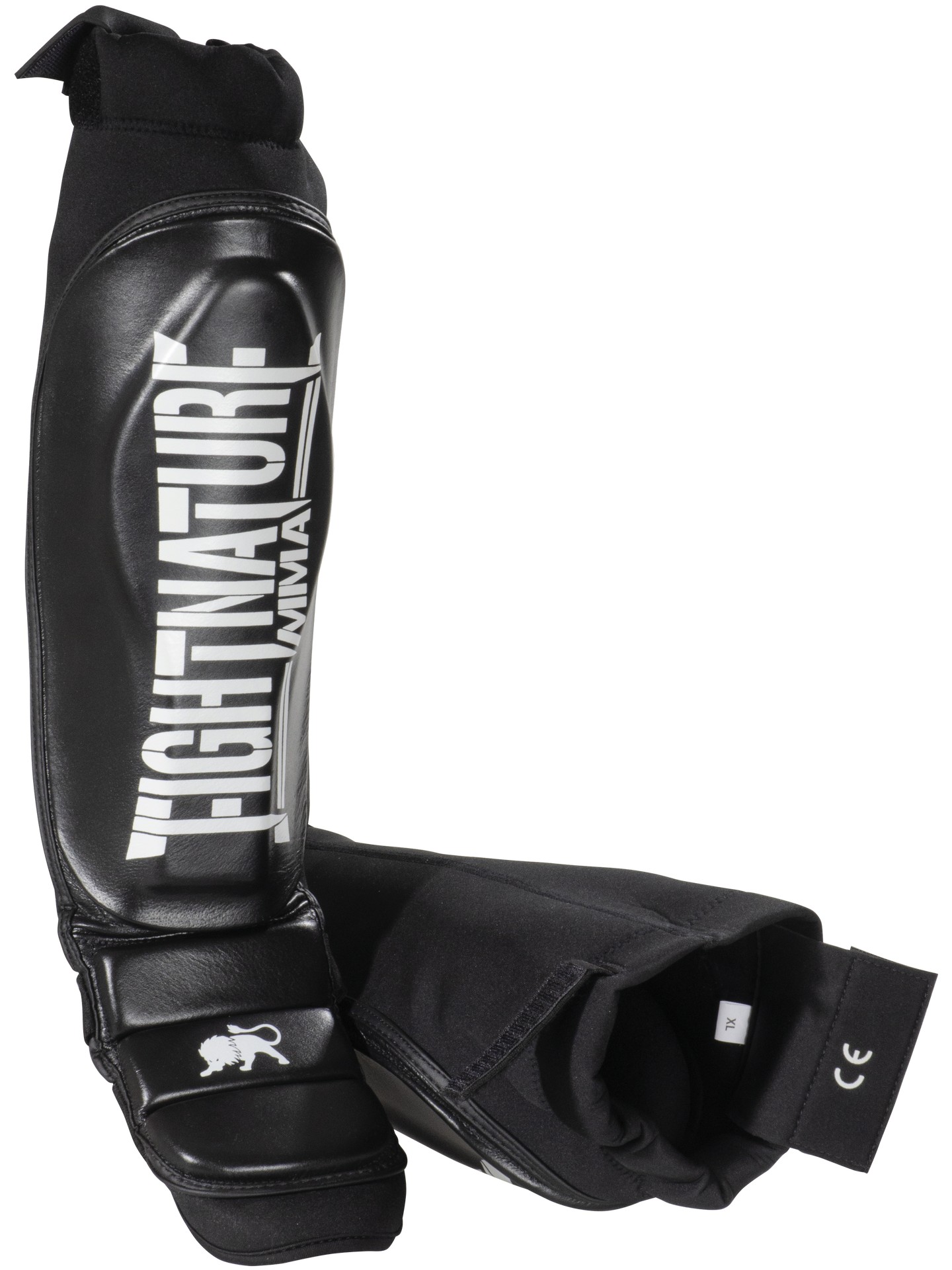 FIGHTNATURE Shin and Instep Guard Leather MMA