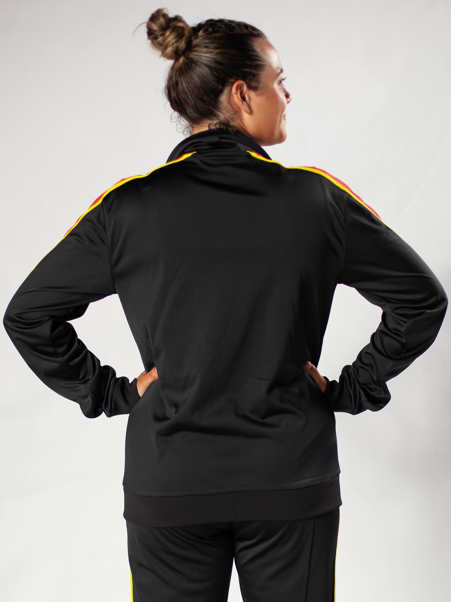 Tracksuit Active – black/red/gold