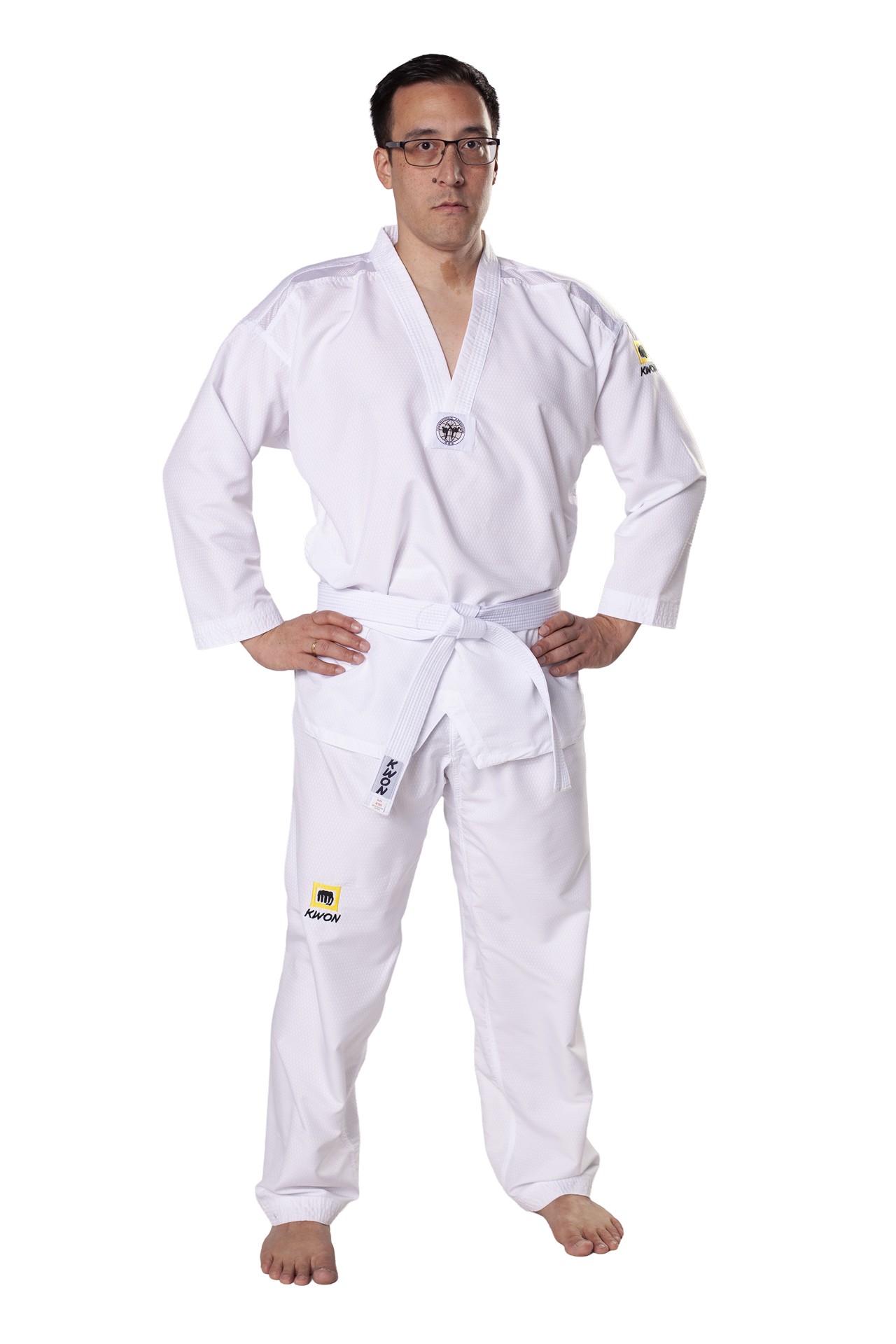 Taekwondo Dobok Fightlite white lapel