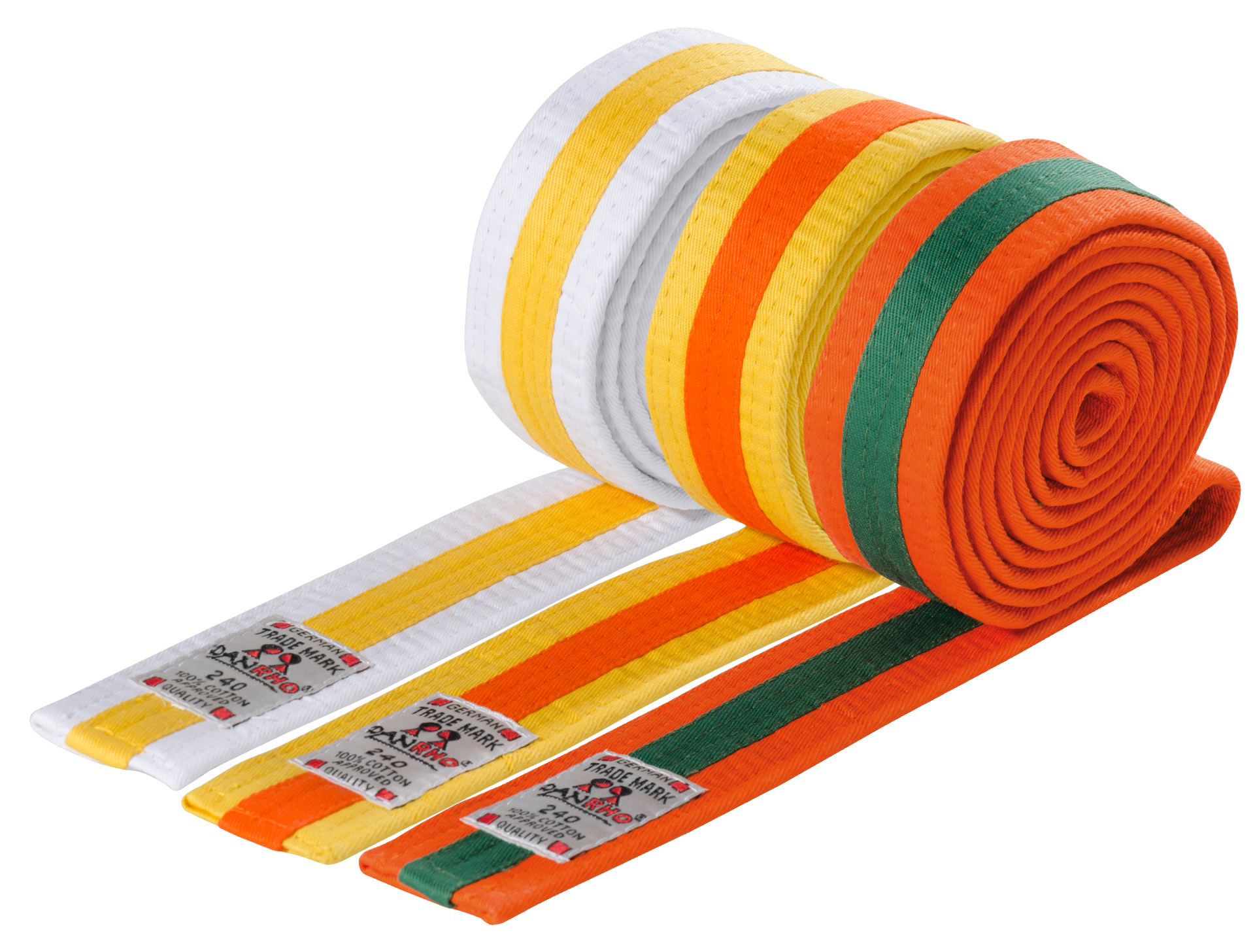 DANRHO Children´s / youth martial arts belt multicoloured