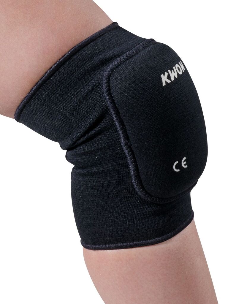 Knee guard stretch fabric reinforced