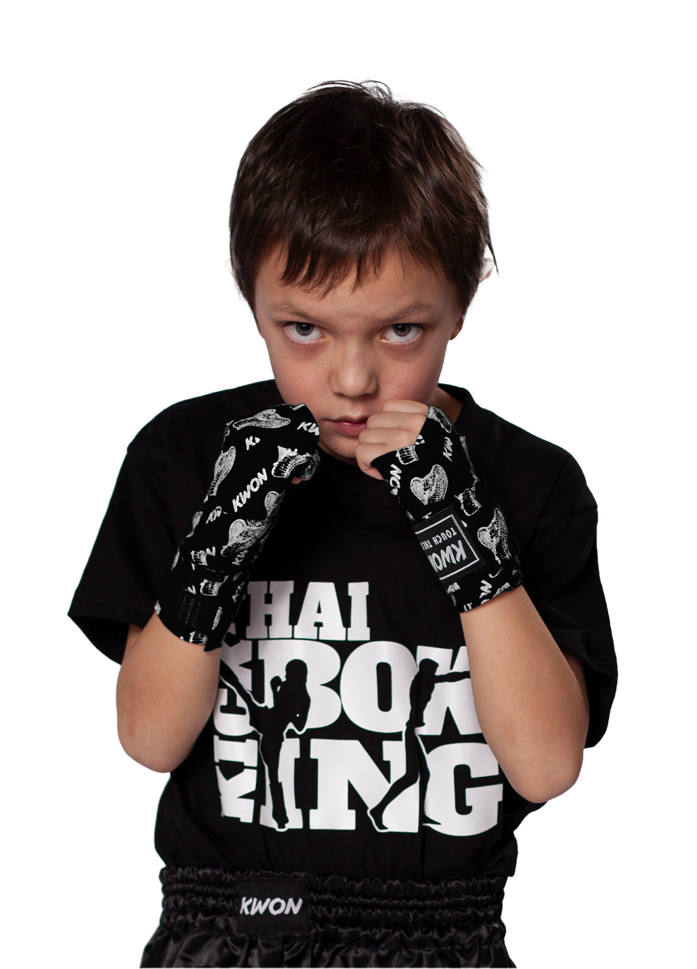 Kids boxing bandage Tiger non-elastic 2 m