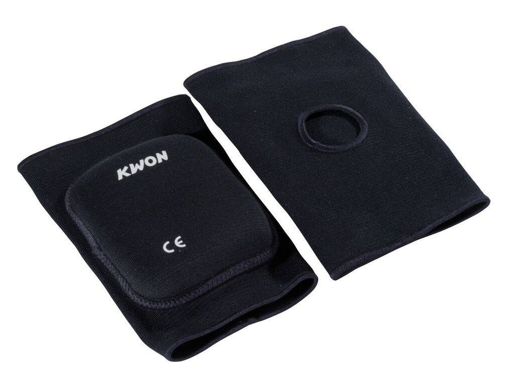 Knee guard stretch fabric reinforced